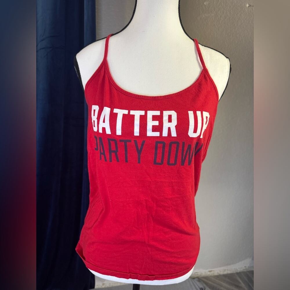 PINK Victoria's Secret Vintage MLB Boston Red Sox Red Tank Top | Size S